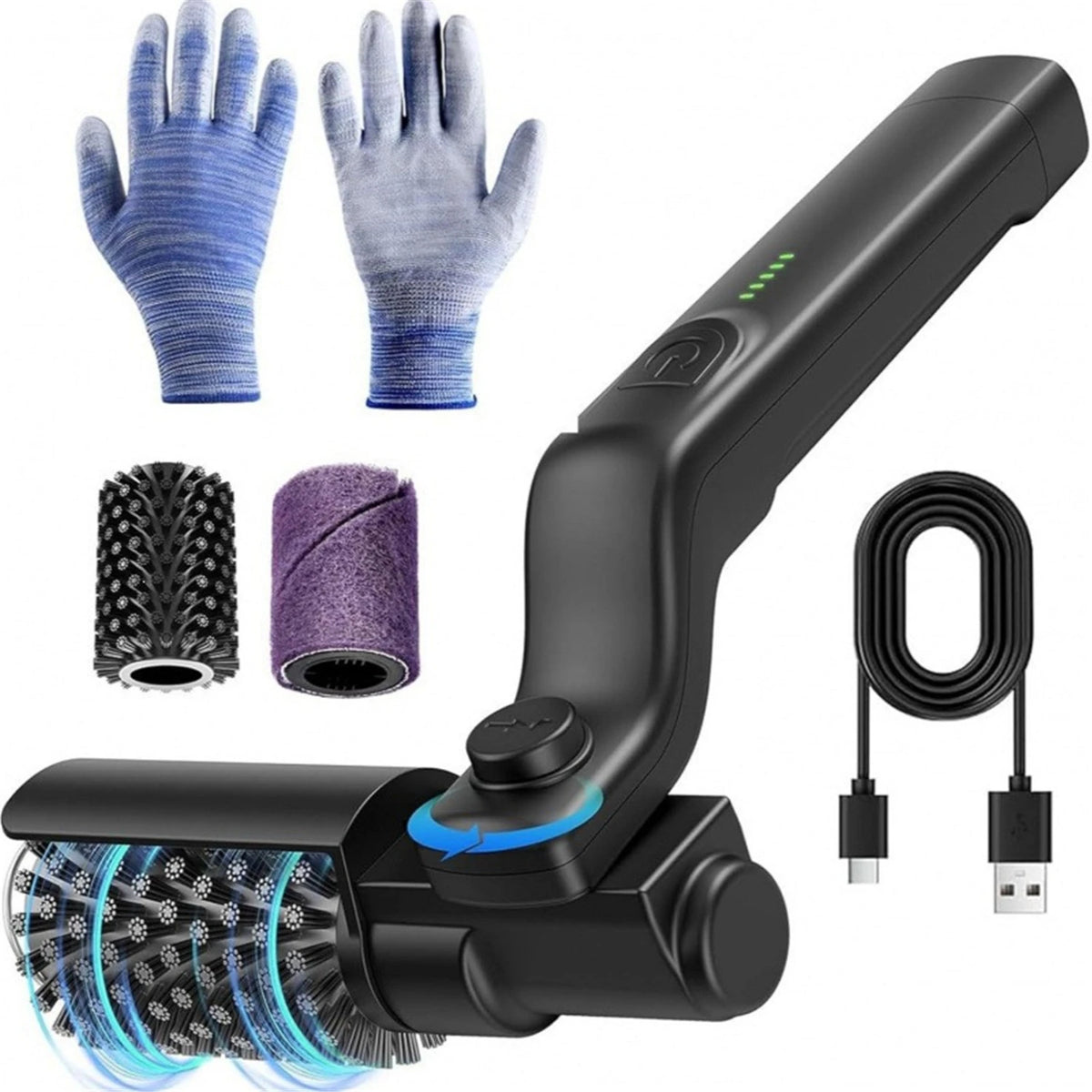 Electric BBQ Grill Cleaning Brush – Rechargeable 2000mAh