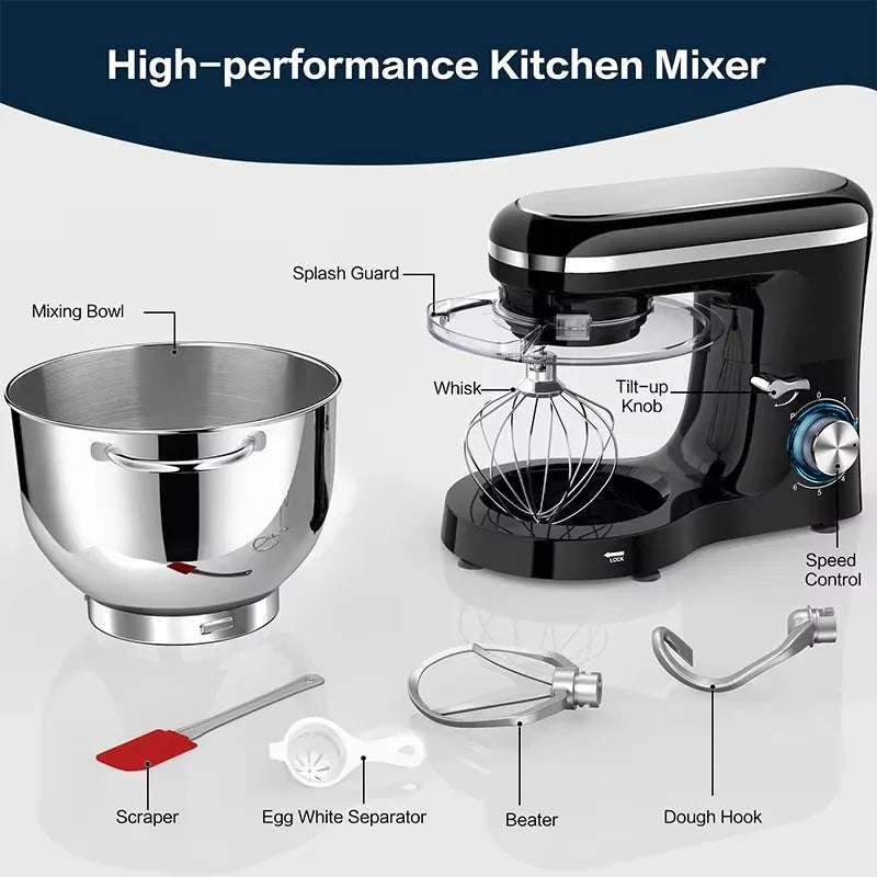 3-in-1 Multifunction Stand Mixer