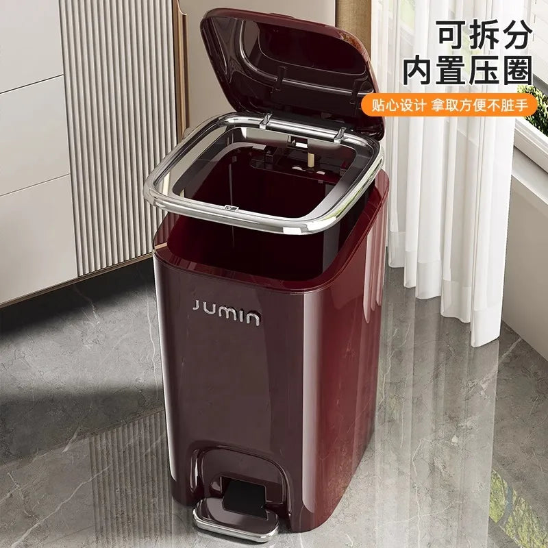 Pedal Waste Bin with Lid – Plastic