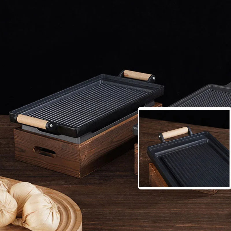 Korean BBQ Grill Plate – Nonstick Samgyeopsal Pan