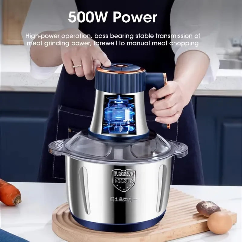 5L Electric Meat Grinder & Food Chopper