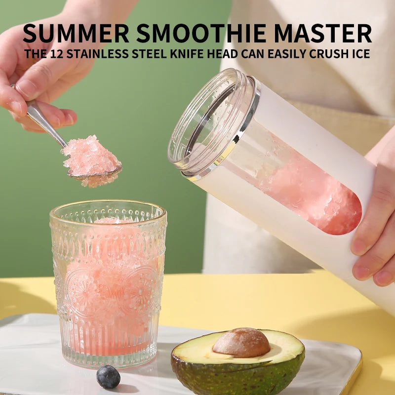 Portable USB Rechargeable Smoothie Blender