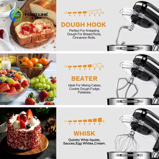 3-in-1 Multifunction Stand Mixer