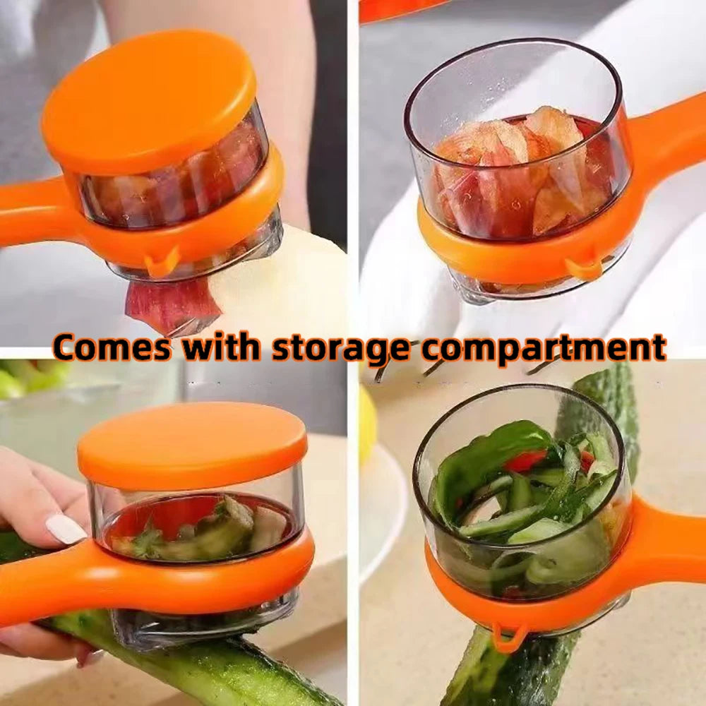 Multifunctional Vegetable Fruit Peeler With Storage Sharp Blade - Kitchen Accessories