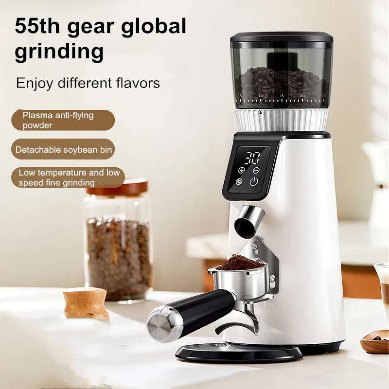 Electric Burr Coffee Grinder – Adjustable Grind Settings