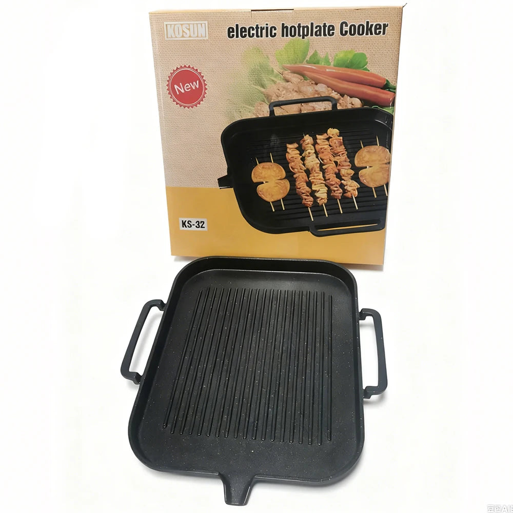 KOSUN Korean BBQ Grill Pan – Cast Aluminum YS-016