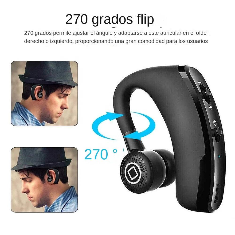 Wireless Bluetooth Earphones Noise Reduction Headphones In-Ear EarHooks HiFi Mini Handsfree Headset With Mic For iPhone Huawei
