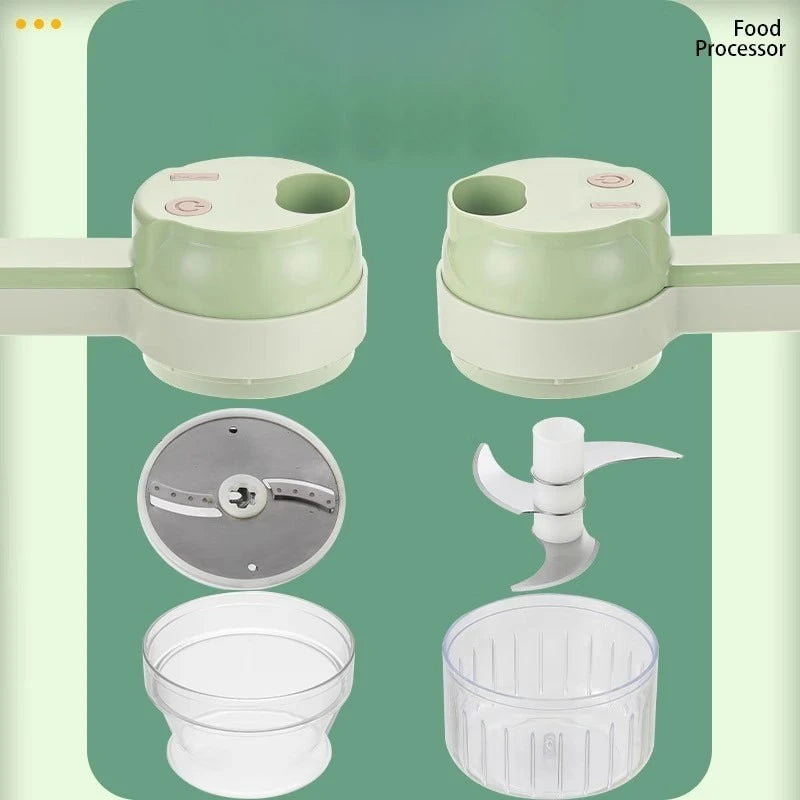 Electric Vegetable Chopper Multifunctional Cutter For Home Kitchen Food Slicer And Dicer