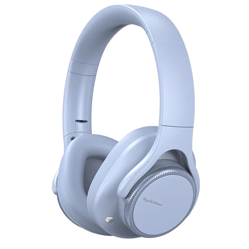 Wireless Headphones Bluetooth 6.0 ANC (Active Noise Cancelling) 40mm Drivers 50H Playtime Rotating Volume Dial Over-Ear Audio