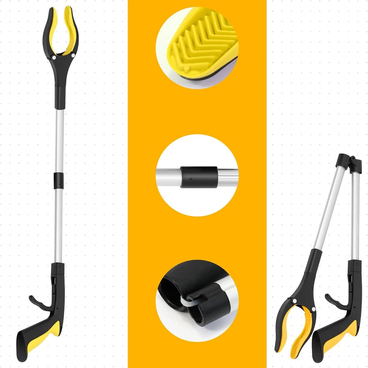 82cm Grabber Reacher Tool – Rotating Clip