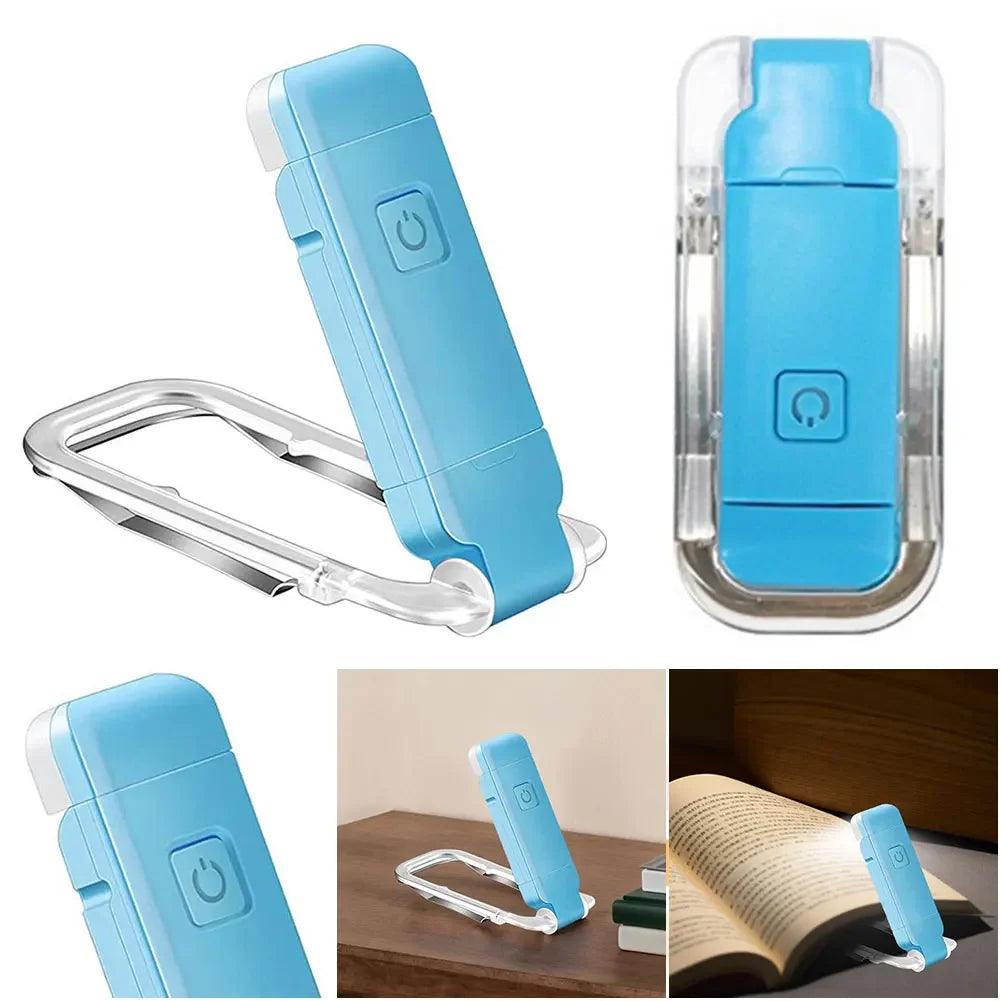 USB Rechargeable Book Light with Clip -Flexible LED Reading Lamp,Eye Protection Portable Desk Light 3 Dimming Modes,Reading Lamp