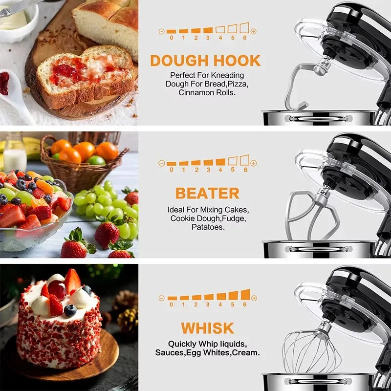 3-in-1 Multifunction Stand Mixer