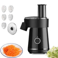 Electric Food Chopper 200W 6 In 1 Multifunctional Slicer Shredder Cutter Eu Plug Household Kitchen Food Processing Machine