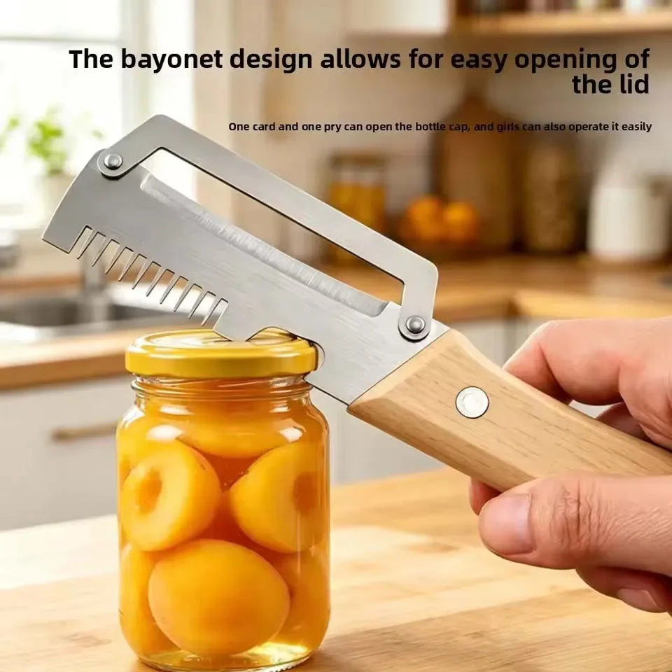 Stainless Steel Vegetable Peeler with Wooden Handle Ergonomic Non Slip Kitchen Tool