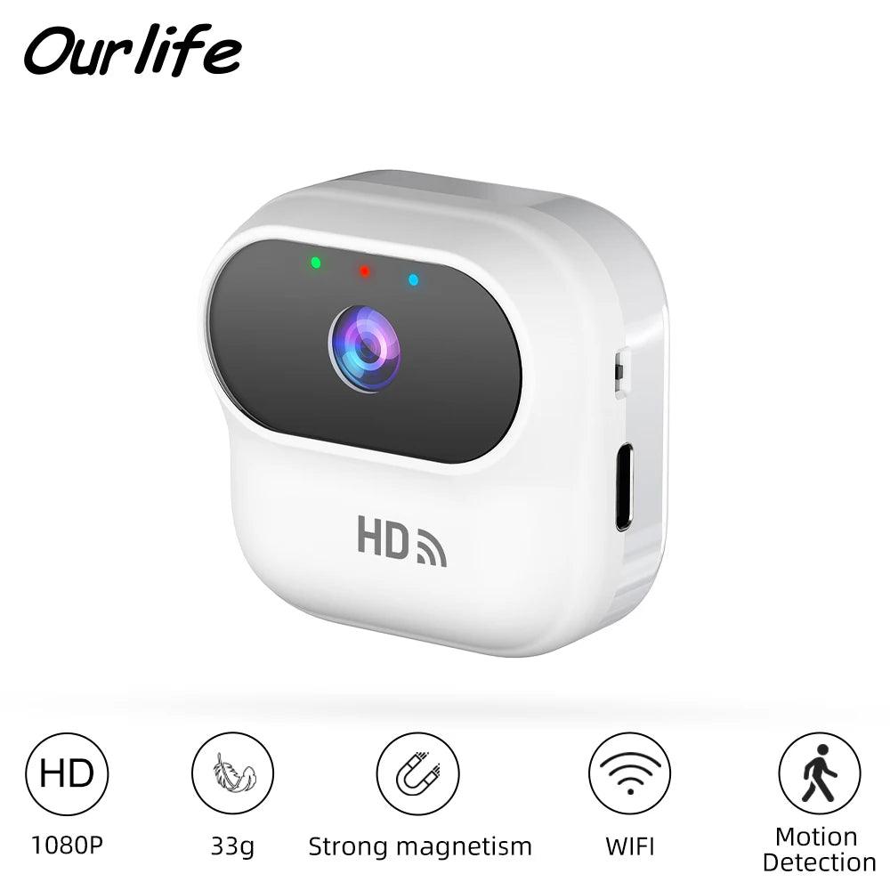 Ourlife HD Mini Camera WiFi Smart Home Security Camera Monitor Camcorders Video Surveillance Camera With Motion Tracking