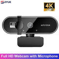 4K Webcam with Autofocus & Built-In Mic – Crystal-Clear Streaming, Calls & Remote Work