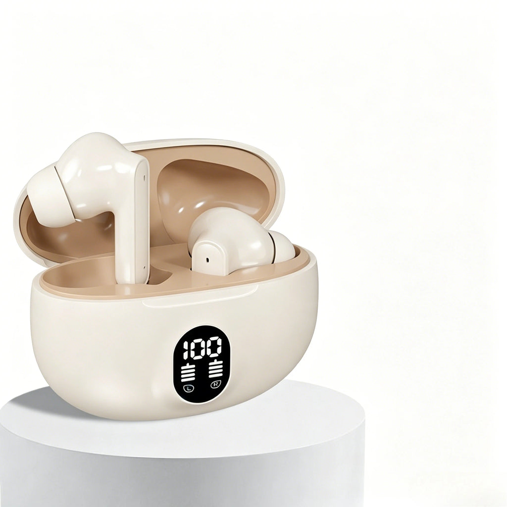Wireless Bluetooth Headphones Built-in HD Mic Noise Isolation Large Battery for Extended Playtime Ideal for Calls Daily Music