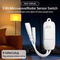 AC110V-240V Smart Home Automatic Lighting T5 T8 Tube LED Light Plug In Wiring Microwave Radar/Hand Scan Induction Sensor Switch