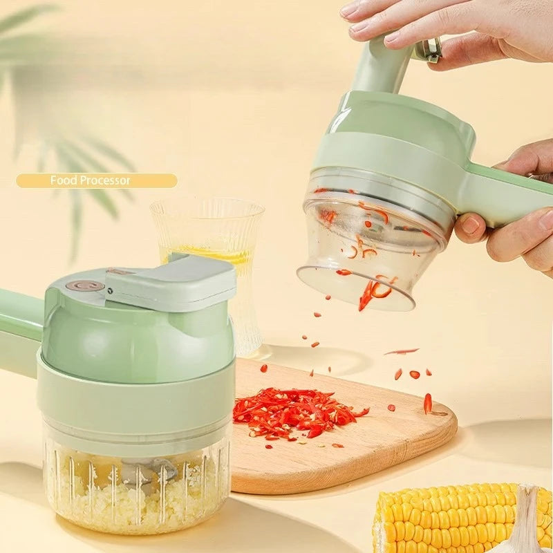 Electric Vegetable Chopper Multifunctional Cutter For Home Kitchen Food Slicer And Dicer