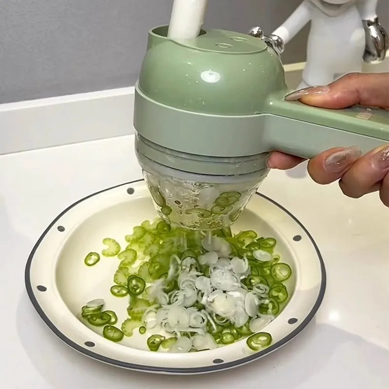 Electric Vegetable Chopper Multifunctional Cutter For Home Kitchen Food Slicer And Dicer