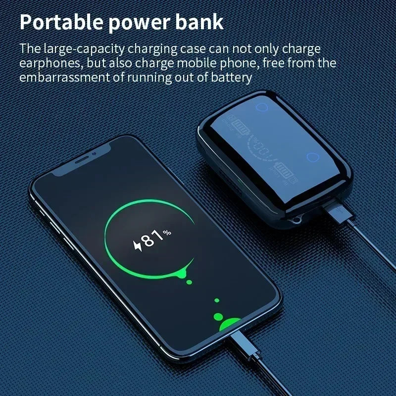 NEW Headset TWS Wireless Headphones Game Bluetooth Headphones with Microphone Noise Reduction High Fidelity Bass Earphones