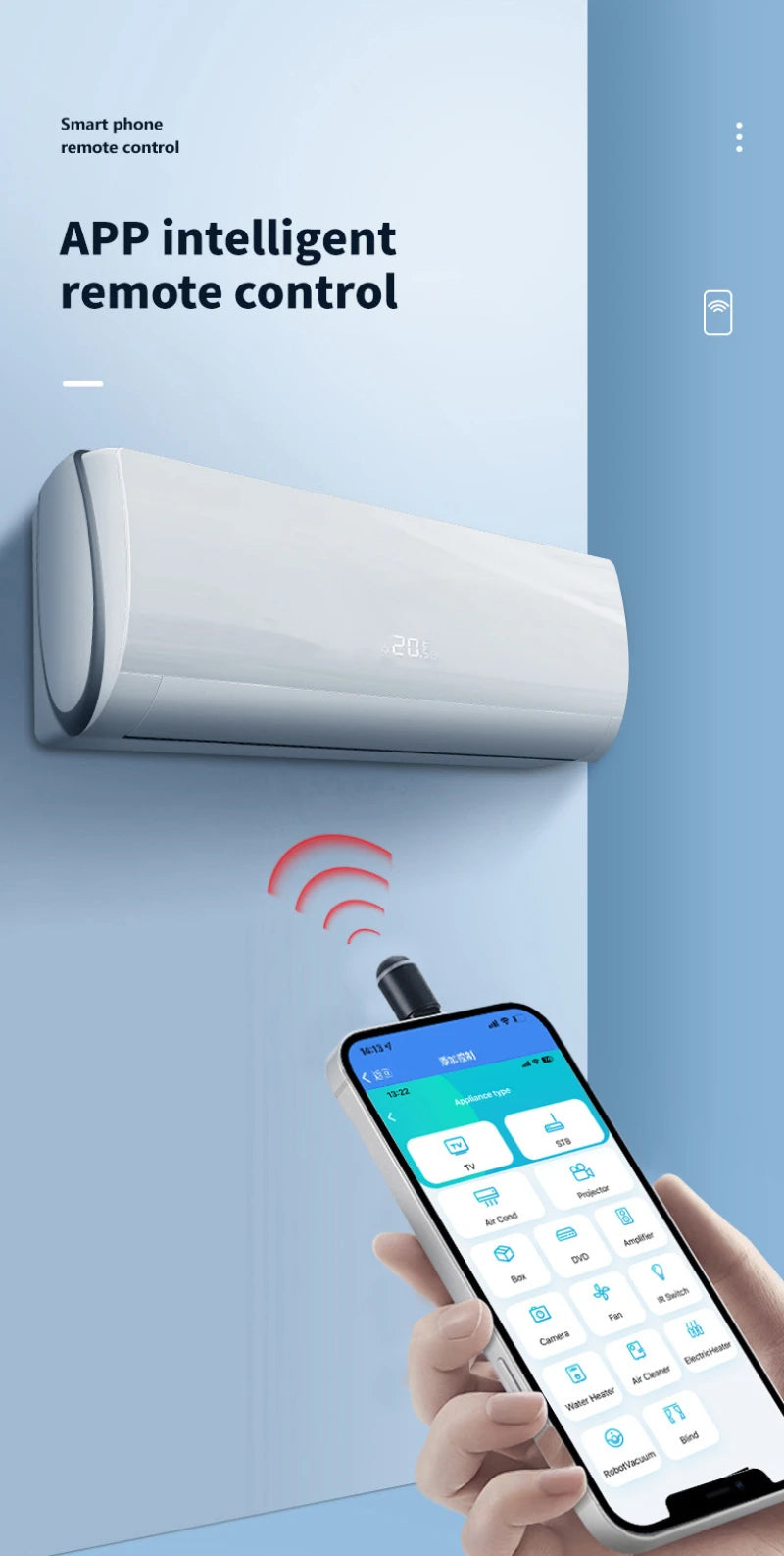 Smartphone Remote Control Type C Micro USB ISO Universal Smart Infrared App Control Wireless Mini Adapter for TV Air Conditioner
