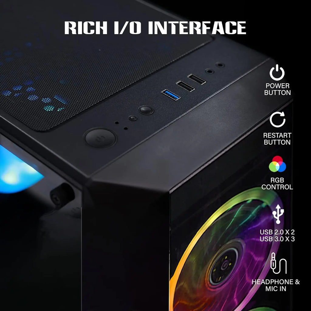 Ultra-low-priced Gaming Desktop Computer with, 8GB RAM, 1TB SSD, and GTX 1660S Graphics Card.WIN11 PRO