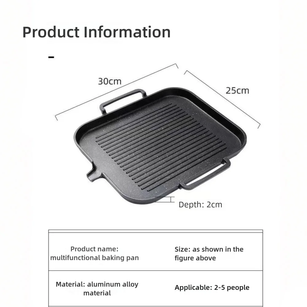 KOSUN Korean BBQ Grill Pan – Cast Aluminum YS-016