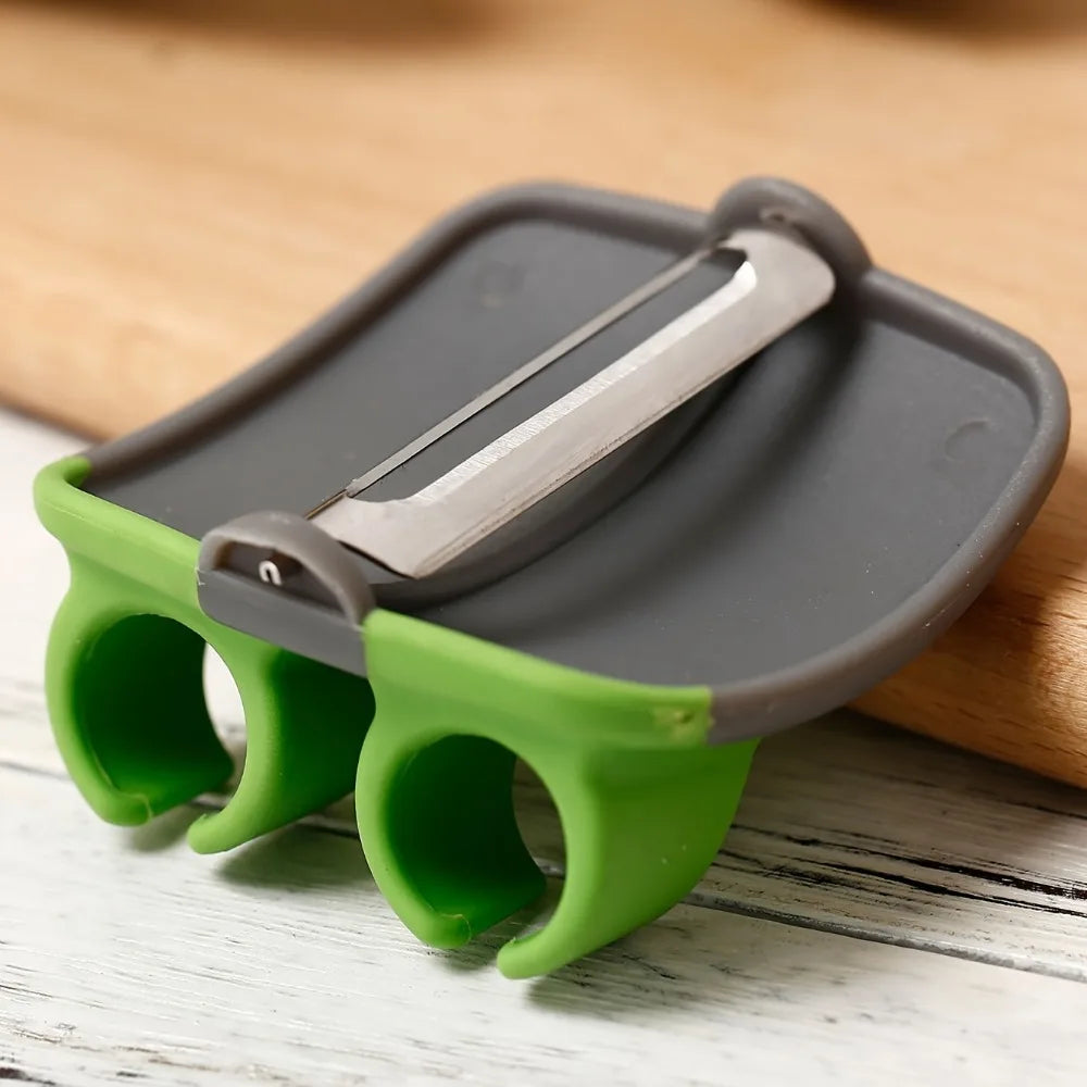 Vegetable Peeler Tool, Non-Slip Rubber Grip Stainless Steel Blade - kitchen