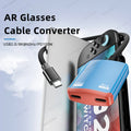 AR Smart Glasses Cable Adapter Converter 100W Type C Universal Docking Station 2 In1 USB C Hub for Steam Deck XREAL AR Glasses