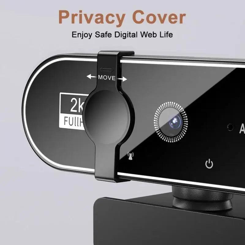 4K Webcam with Autofocus & Built-In Mic – Crystal-Clear Streaming, Calls & Remote Work
