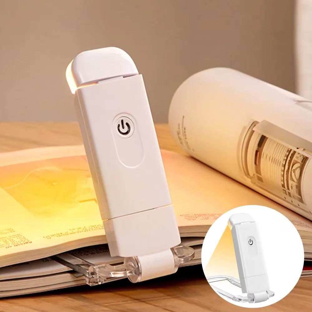 USB Rechargeable Book Light with Clip -Flexible LED Reading Lamp,Eye Protection Portable Desk Light 3 Dimming Modes,Reading Lamp