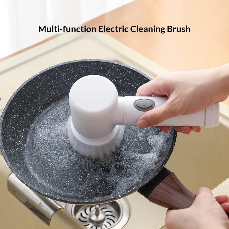 Multifunctional Electric Scrubber Brush Multi‑Use