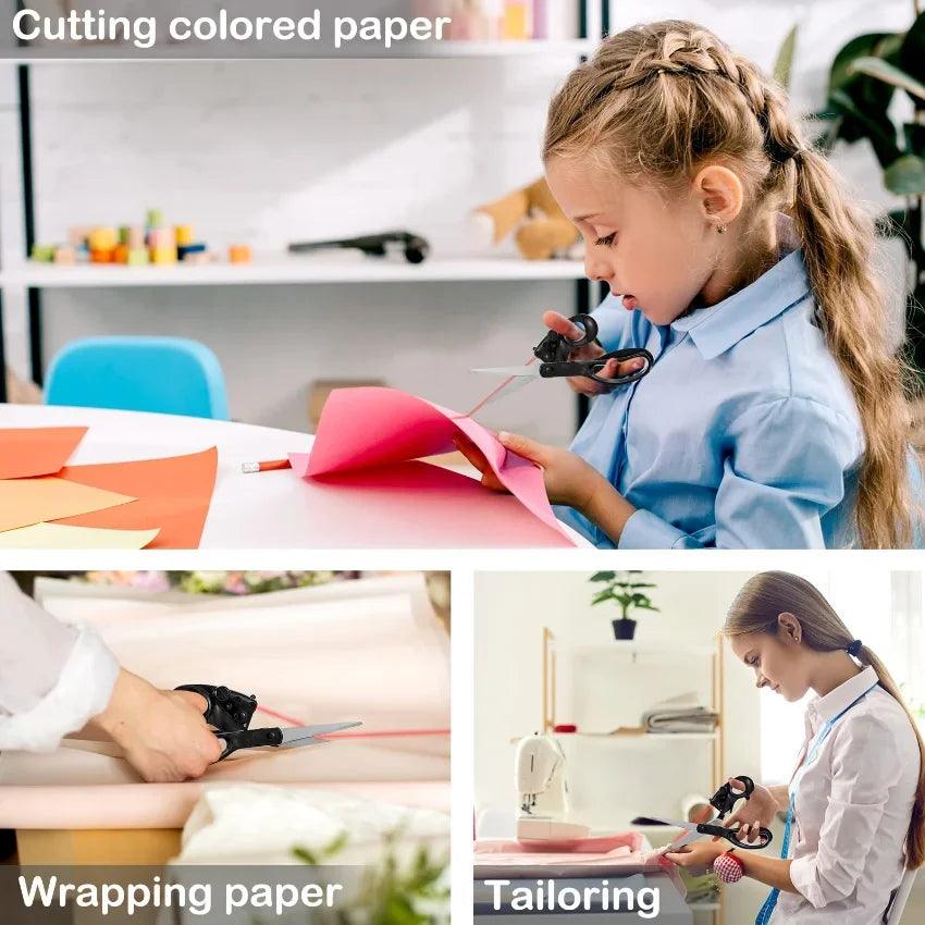Professional Laser Guided Scissors DIY Positioning Fabric Sewing Cut