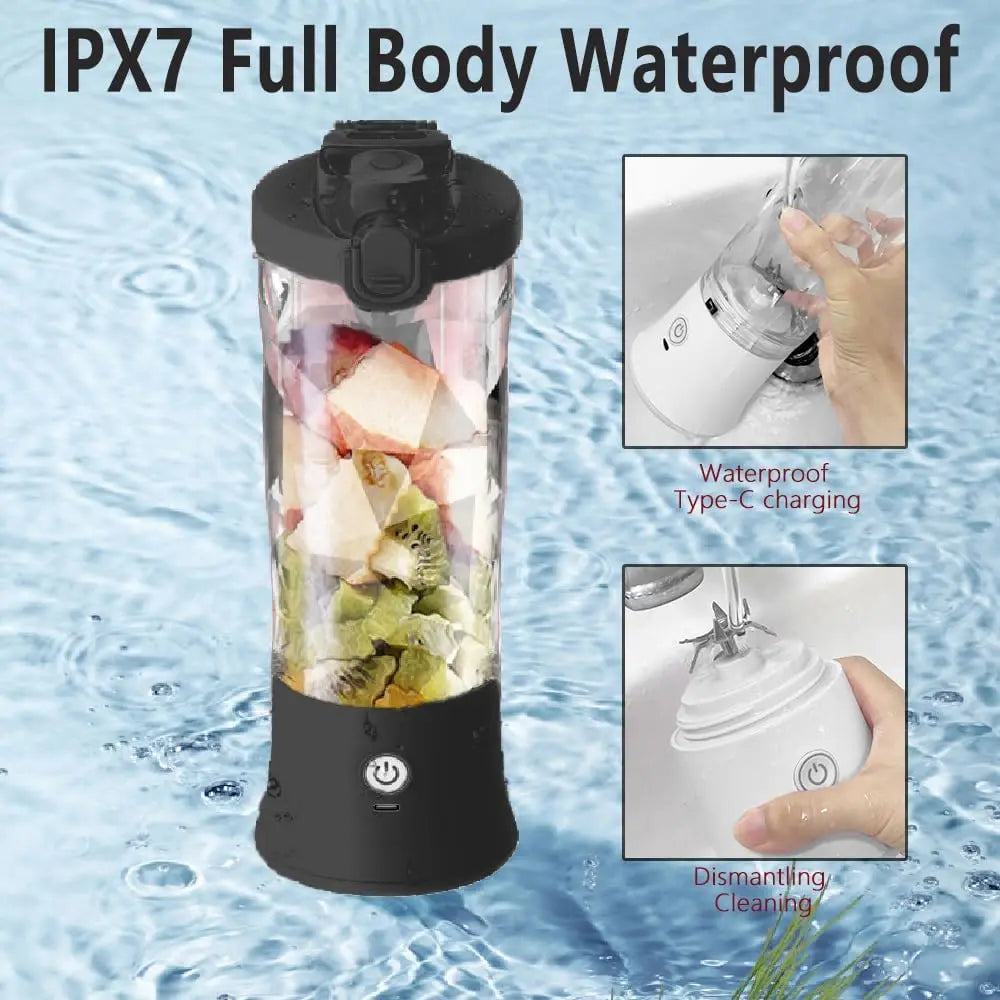 Portable USB-C Rechargeable Blender – 20oz
